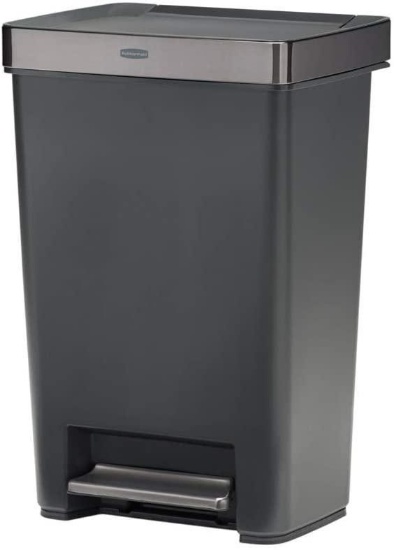Rubbermaid Premier Series III Step-On Trash Can for Home and Kitchen $54.99 MSRP
