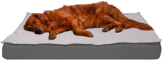 Furhaven 32501437 Pet Bed for Dogs and Cats, Quilted Convertible Gray, Jumbo (X-Large) - $72.99 MSRP