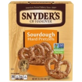 Snyder's of Hanover Pretzels, Sourdough Hard Pretzels, 13.5 Ounce Box (Pack of 12)