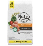 NUTRO NATURAL CHOICE Chicken and Brown Rice Recipe, Adult Dry Dog Food, 40 lb. Bag - $71.98 MSRP