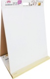 4A Super Sticky Table Top Dry Erase Pad+Easel Pad 2 In 1, Meeting Pad