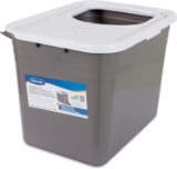 Petmate Top Entry Litter Cat Litter Box With Filter Lid To Clean Paws - $27.76 MSRP
