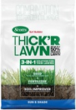 Scotts Turf Builder Thick'R Lawn Sun & Shade - 3 in 1 Lawn Fertilizer, Seed, and Soil Improver 40lbs