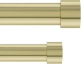 Umbra 1014402-104 Cappa 1-Inch Double Curtain Rod, 120 to 180-Inch, Brass - $49.99 MSRP