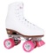 Chicago Classic Roller Skates White W/ Pink Wheels Size 9