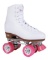 Chicago Crs301 Ladies Rink Roller Skates White W Pink 8