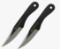 Biohazard Black Drop Point Throwing Knives &Aeroblades Shark Throwing Knives(defective) -$44.98
