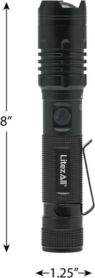 LitezAll 1000 Lumen Rechargeable Tactical Flashlight MSRP ($): $69.98