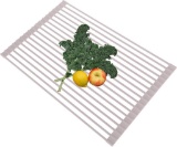 Skoloo Rollable Over The Sink Dish Drying Rack, Grey (?SL-GJLSJ18Y-6UGRY) and more - $49.94 MSRP