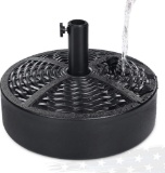 Fruiteam Fillable Plastic Umbrella Base Stand 46.3 Lbs Water Table Patio Umbrella Bases - $39.99MSRP