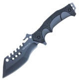 WARTECH Fixed Blade Hunting Knife & Aeroblades 3pc Stainless Steel Shark Throwing Knives-$40.94