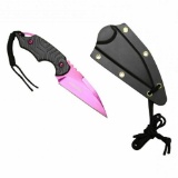 Fixed-Blade Neck Knife Wartech Pink and Rainbow (2pcs) -$39.98