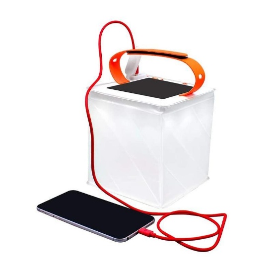 Outdoor Collapsible LED Solar Inflatable Folding Lantern 100% Waterproof, $74.99 MSRP (BRAND NEW)