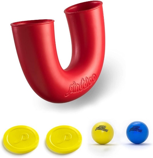 pindaloo Skill Game with 2 Balls for Kids & Adults, Indoor & Outdoor - Red, $34.90 MSRP (BRAND NEW)