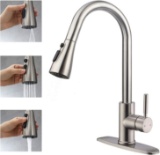 304 Stainless Steel Flexible Kitchen Faucet With Magnetic Pull-Out Spout, $168.95 MSRP (BRAND NEW)