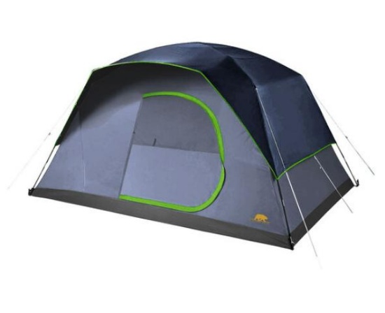 Golden Bear Sundown Blackout 6-Person Dome Tent (Blue/Gray) (6842017) - $89.99 MSRP