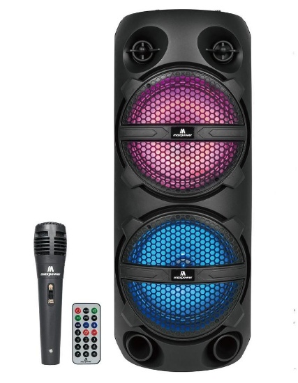 Max Power Gametime Portable Bluetooth Karaoke Speaker -$119.99 MSRP
