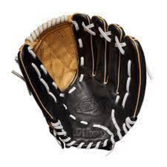 Wilson Youth Siren 12.5" Fastpitch Infield Glove, Black Combo (WBW100422125) - $64.99 MSRP