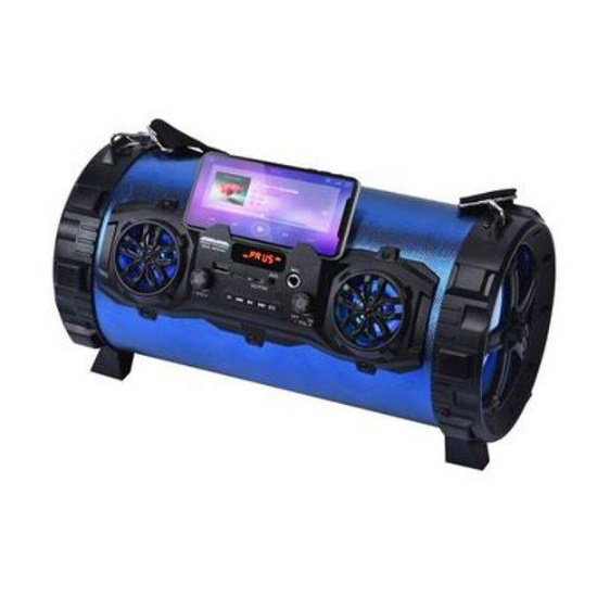MAX POWER MPD552BZ Portable Speaker w/5.5? Subwoofers Bass Controller Equalizer, Blue $44.99 MSRP