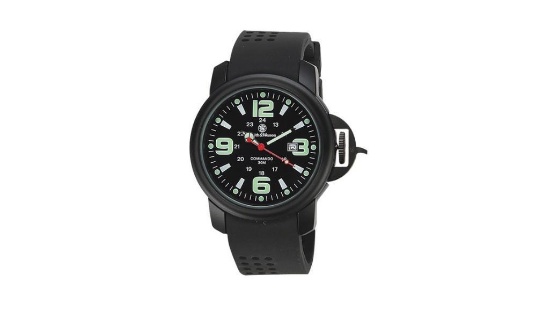 Smith and Wesson Men's Commando Watch (Black) (SWW-W-HF11) - $69.99 MSRP