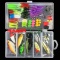 88 Piece Fishing Tackle Box Fishing Lures Hard Lure Soft Lure Baits, $37.99 MSRP (BRAND NEW)