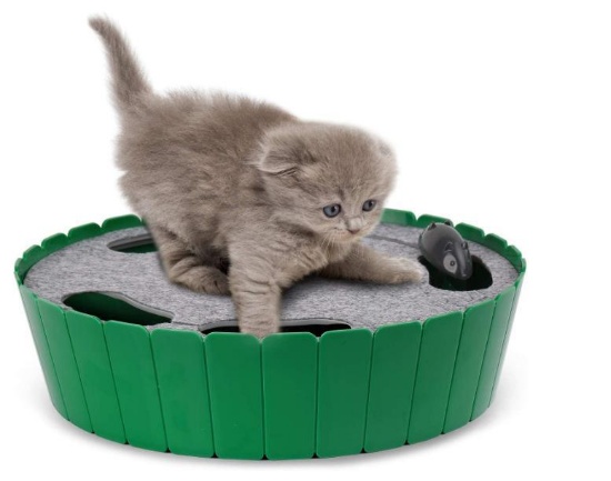Interactive Cat Toy with Simulated...Hunting Mice & Scratch Mat, Battery Operated, $34.99 (BRAND NEW
