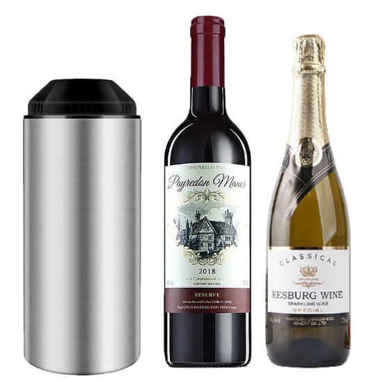 Vacuum Insulated Iceless Wine Cooler Keeps Wine Cold up to 6 Hours, $89.99 MSRP (BRAND NEW)
