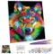 TAHEAT new paint by numbers kit , ( 2 pcs) WOLF $42.00