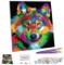 TAHEAT new paint by numbers kit ,WOLF (2pcs) $42.00