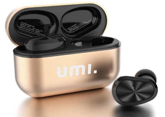 Amazon Brand - Umi earbuds W5s True Wireless Earbuds Bluetooth5.2 In-Ear Headphones(Gold) $34.73