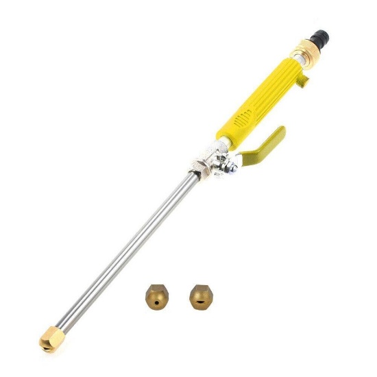 46.5cm garden high pressure garden shower metal, spray for garden hose - $15.99