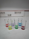 Set of 6 multicolor shot glasses - $21.32