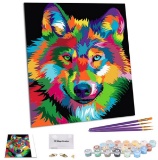 TAHEAT new paint by numbers kit , ( 2 pcs) WOLF $42.00