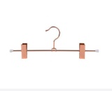 2 Pack Rose Copper Gold Metal Pants Skirt Hangers with Clips, Adjustable Clip Metal - $18.22