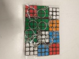 Mini rubik's cube keychain pack of 12 - $14.95