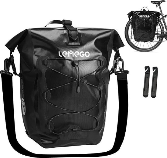 LEMEGO, Pannier Bag, 27 L, Rear Bicycle Bag - $49.99 MSRp