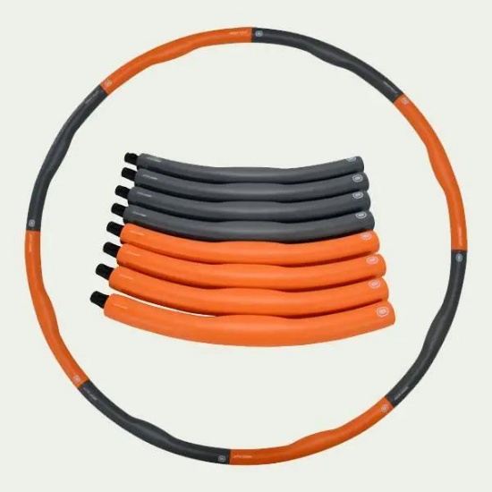 EXTSUD Fitness HulaHoop1.2kg,Adjustable8DetachableSectionsWeightLosFitnessHulaHoop - $10.58 MSRP