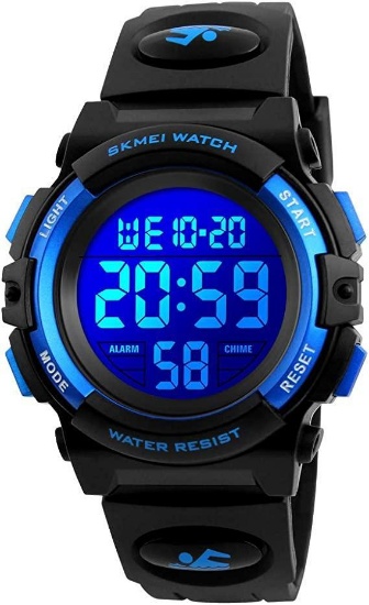Kids Digital Watch Outdoor Sports 50M Waterproof Electronic Watches - $25.99 MSRP