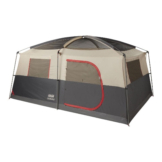 Coleman Quail Mountain 10-Person Cabin Tent, Sand Combo - $299.99 MSRP
