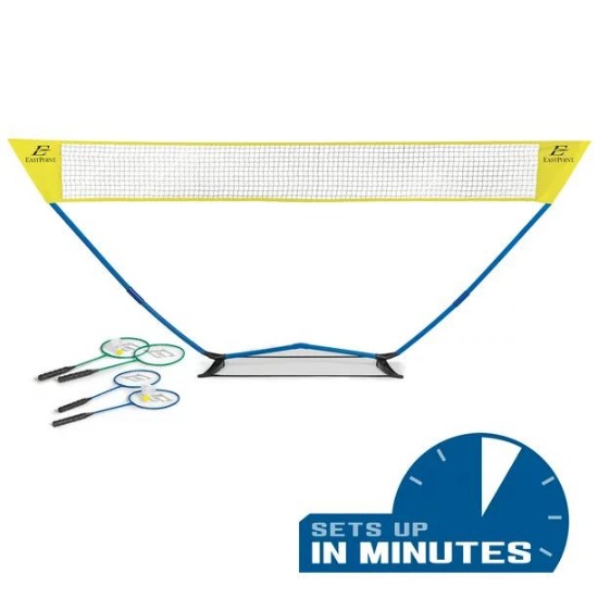 EastPoint Sports Easy Setup Regulation Size Outdoor Badminton Game Set (Pack of 2) - $79.98 MSRP