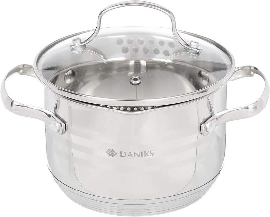 Danik's Tokyo Casserole with Glass Lid for Drainage - $18.48 MSRP