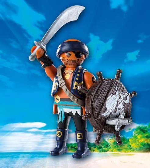 Playmobil 9075 Collectable Playmo-Friends Pirate with Shield -$6.99 MSRP