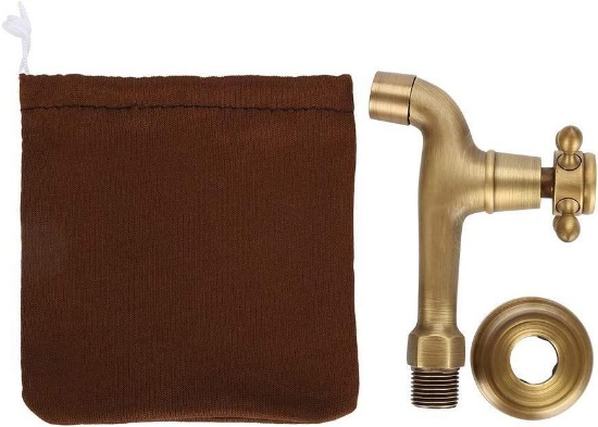 G1/2 Wall Mounted Vintage Solid Brass Tap for Sink Mop -$28.81 MSRP