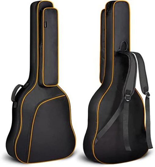 CAHAYA Acoustic Guitar Gig Bag with Padded Waterproof 12mm Sheet MusicHolderCase(CY0285) $39.99 MSRP