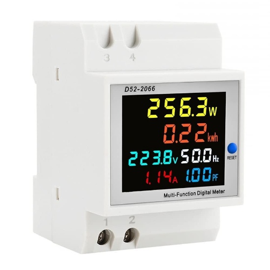 Digital Single Phase Energy Meter Tester Electricity Usage Monitor AC, Built-in CT -$28.00 MSRP