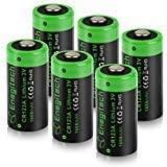 Enegitech CR123A Lithium Battery Non-Rechargeable 3V 1600mAh, 6 Pcs, 2 Boxes - $21.84 MSRP
