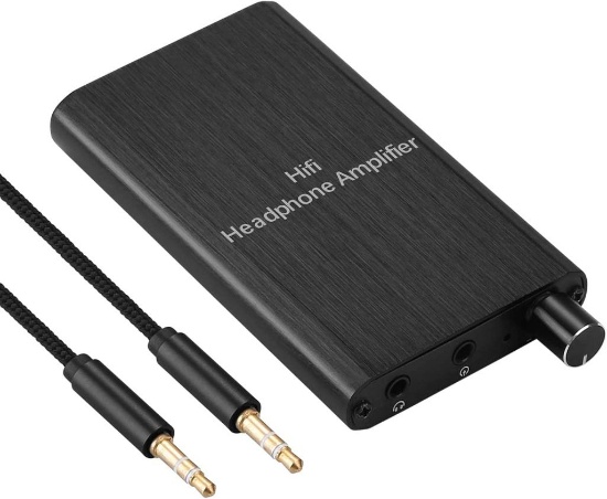 MYPIN HA0290 HiFi Headphone Amplifier, Portable 3.5mm Audio Earphone Amp Supports - $35.72 MSRP