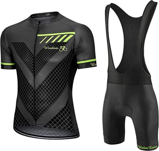 Men's Cycling Jersey Set Short Sleeve Road BicycleClothingShirtsShorts, EU XL - $36.98 MSRP