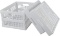 Order Ordate Plastic Folding Basket Bathroom Storage Baskets, White, 3 Pack (B087JJX7KQ) $21.00 MSRP