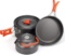 Aitsite...Camping Cookware Kit Outdoor Aluminum Light Camping Pot Pan Cook Set (Orange) - $26.00 MSR
